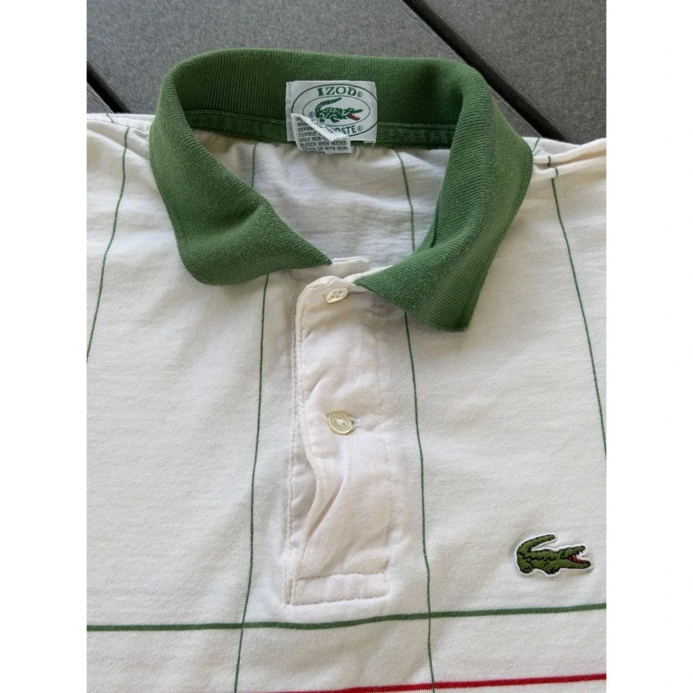 Vintage 80s Izod Lacoste Polo Shirt Tennis Golf Size X-Large Mens Super Soft